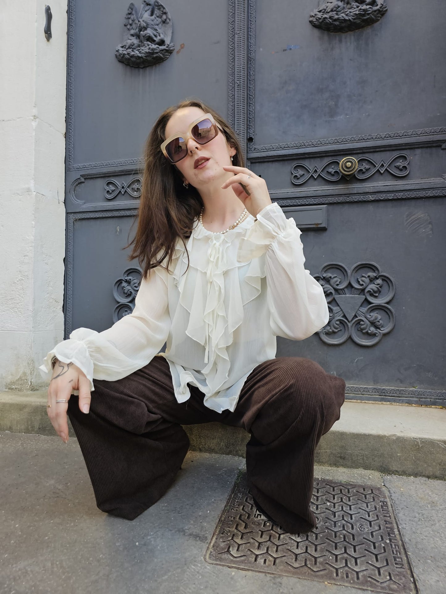 Blouse à volants Mia