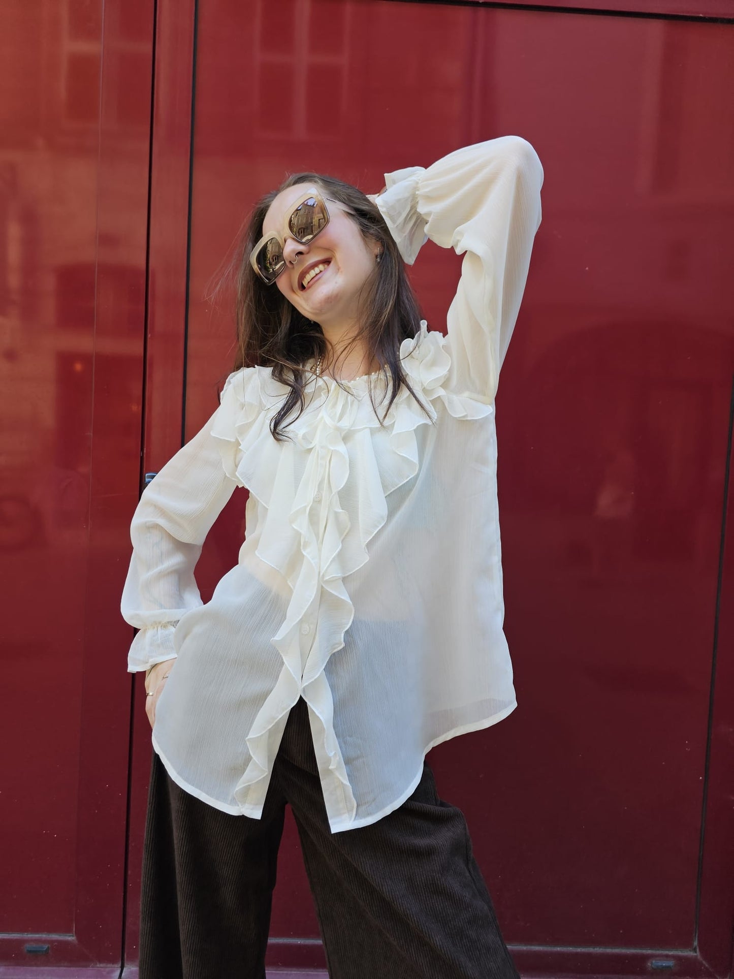Blouse à volants Mia