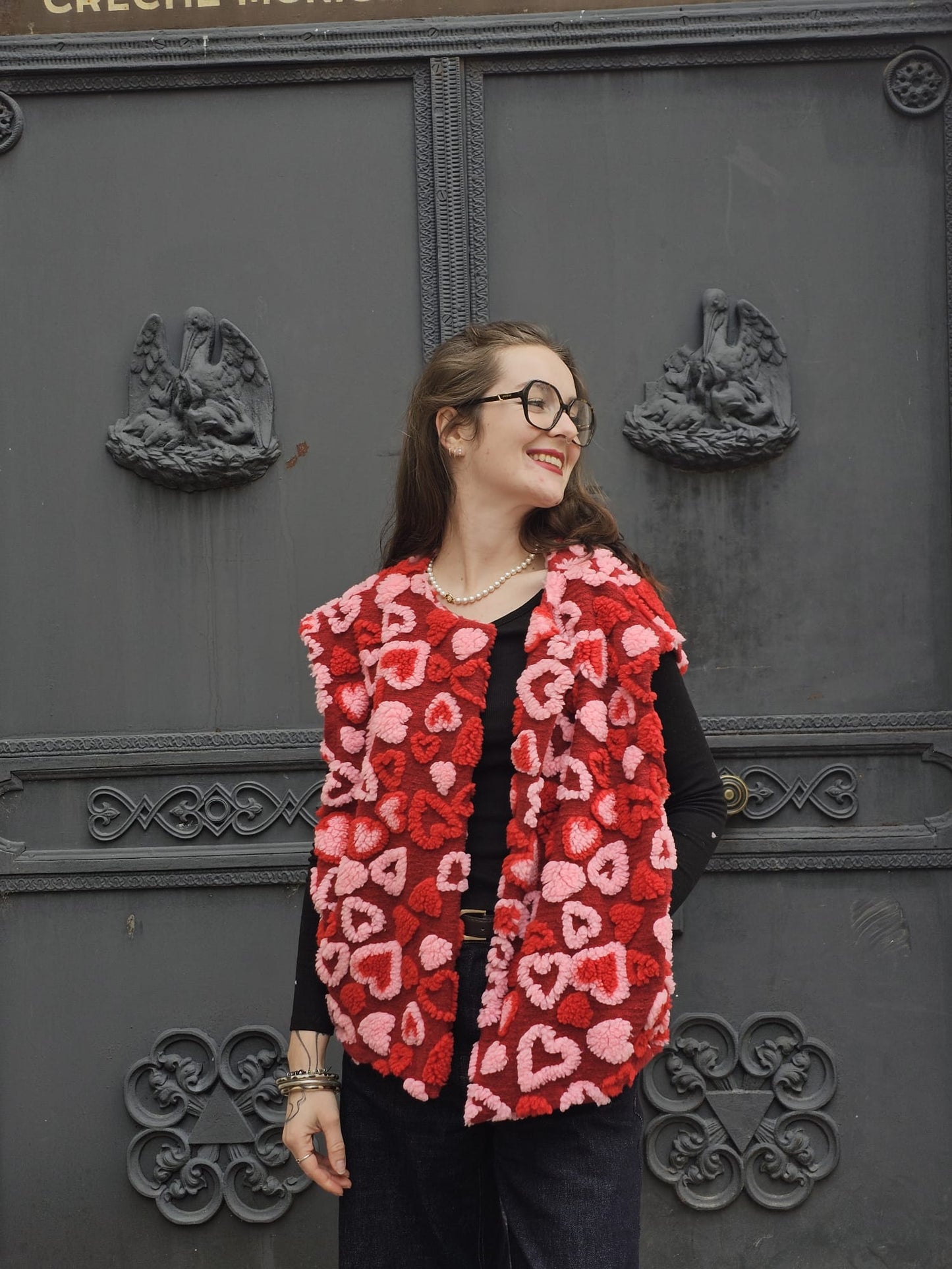 Gilet cœurs Sabrina