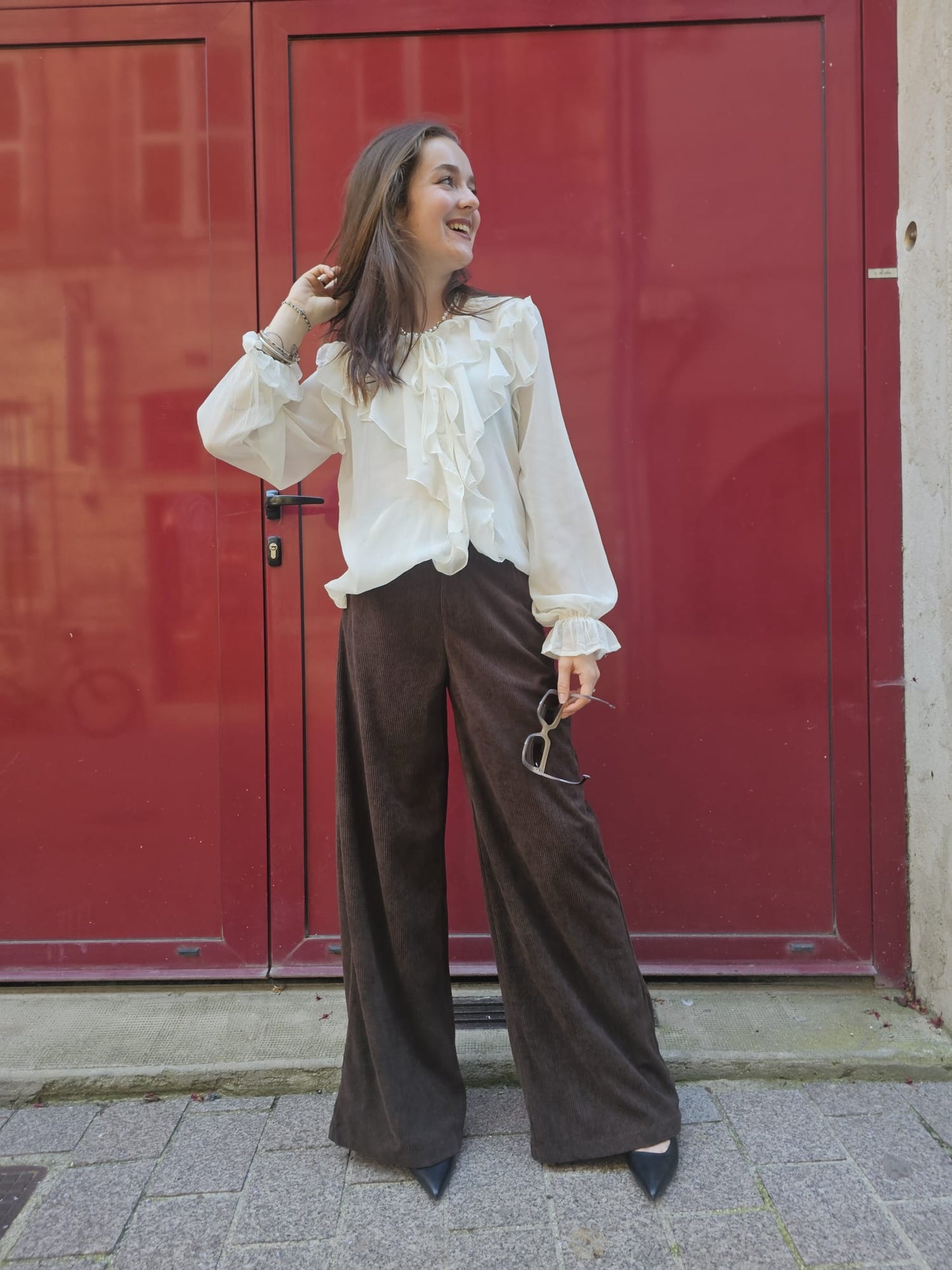 Pantalon velours Johana