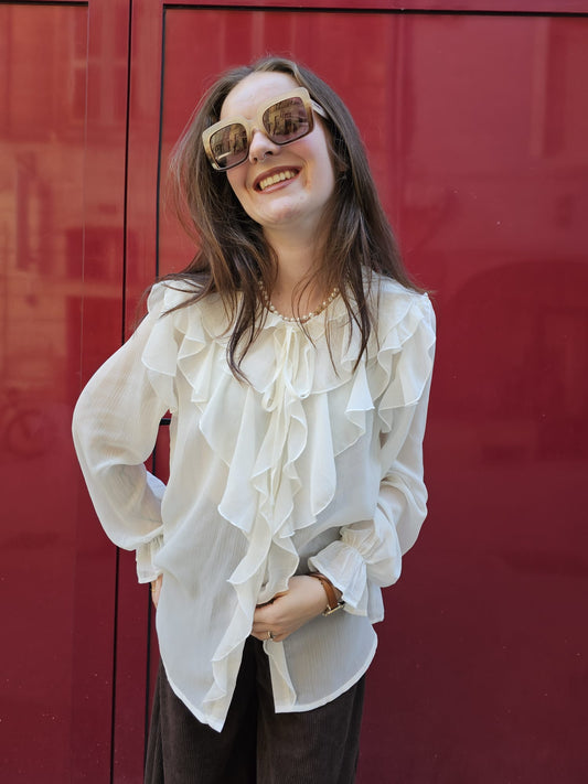 Blouse à volants Mia