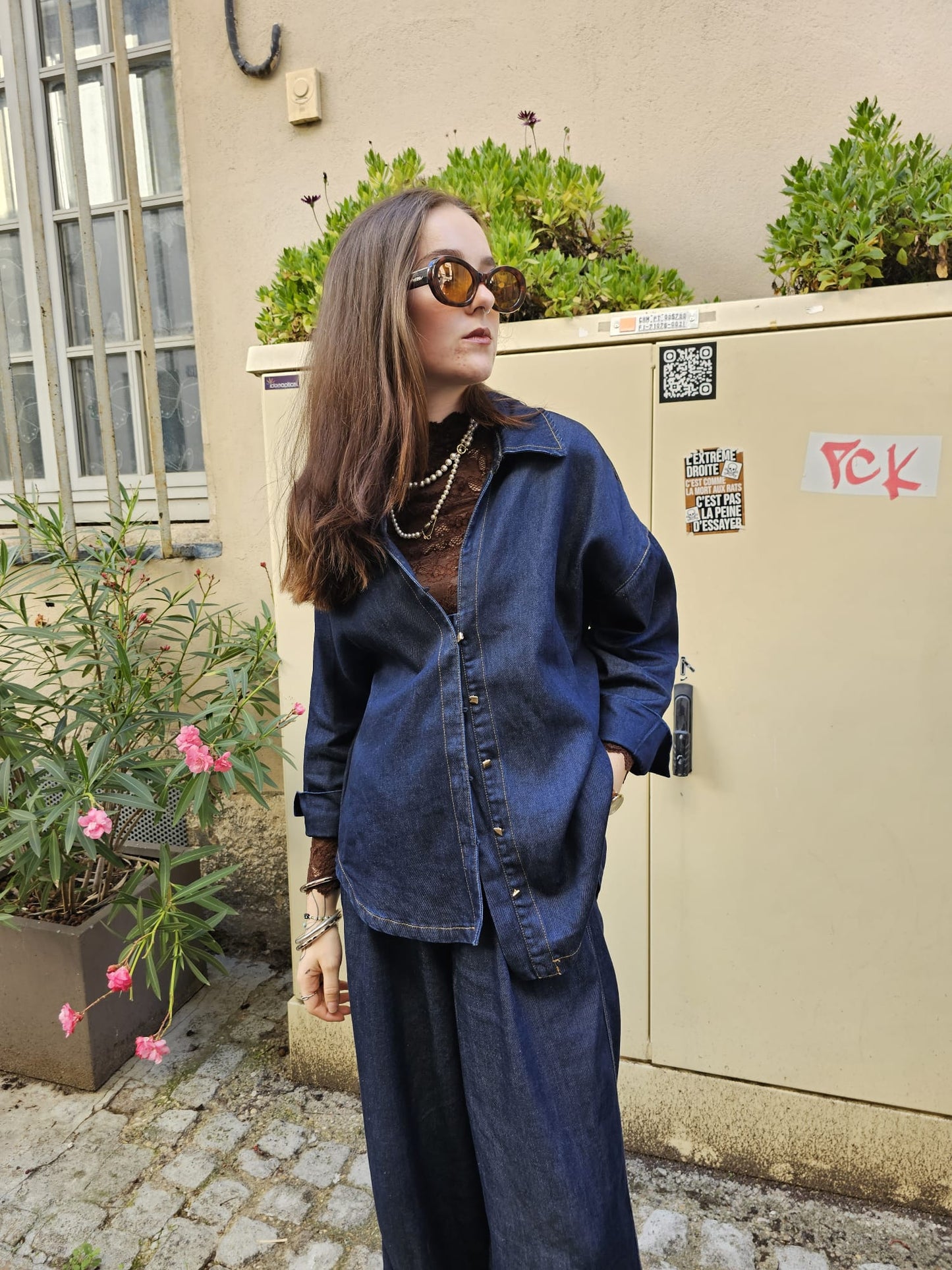 Chemise jean Alice