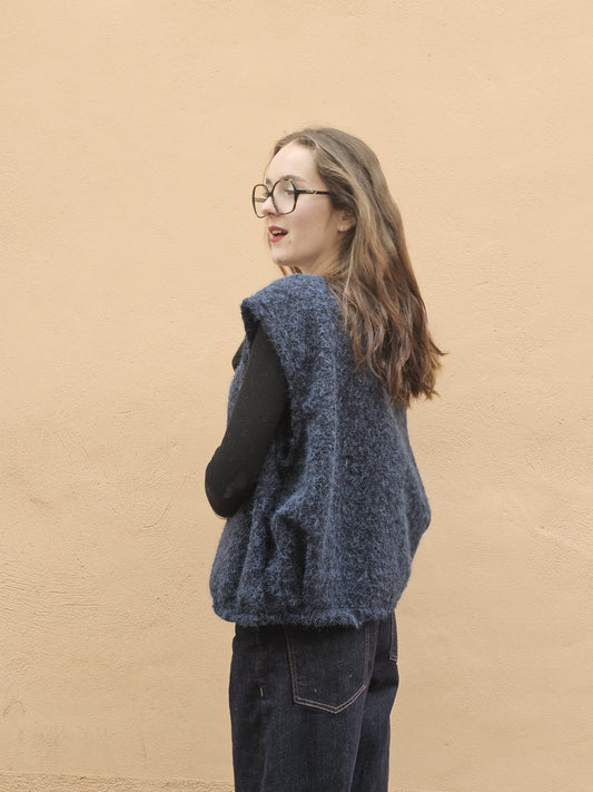 Gilet bleu Romy