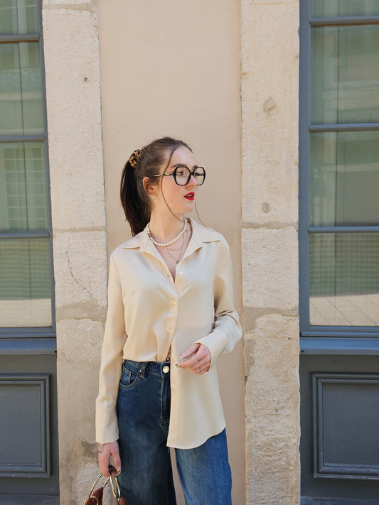 Chemise Perla Beige