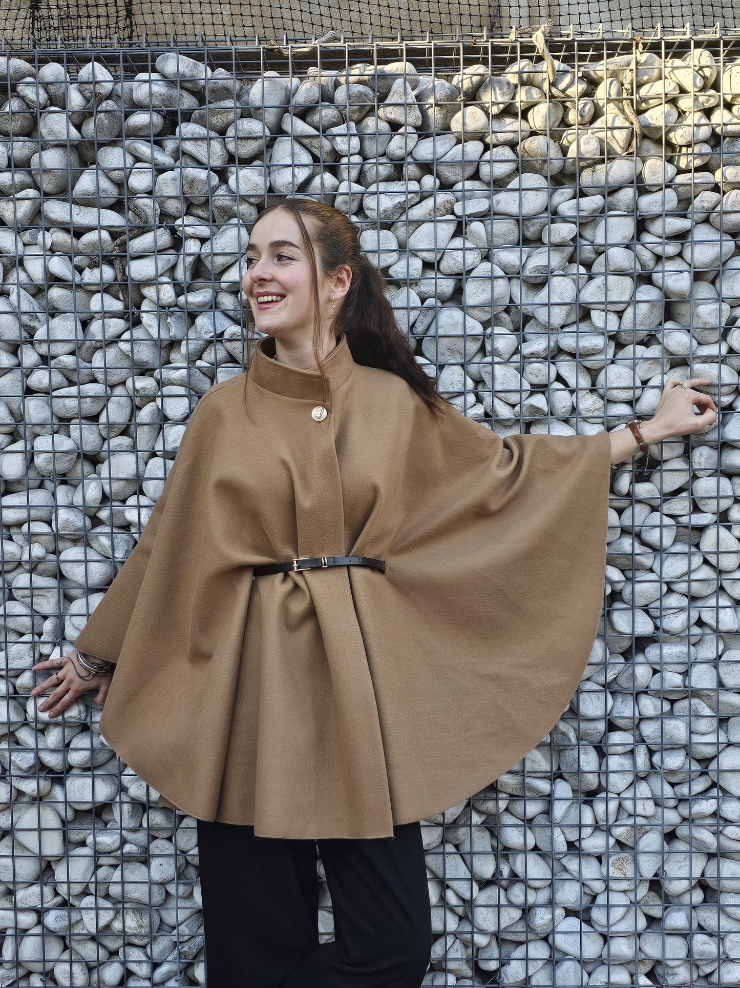 Cape avec ceinture Naïa