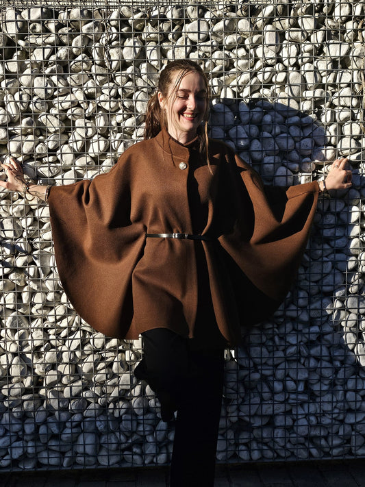 Cape avec ceinture Naïa