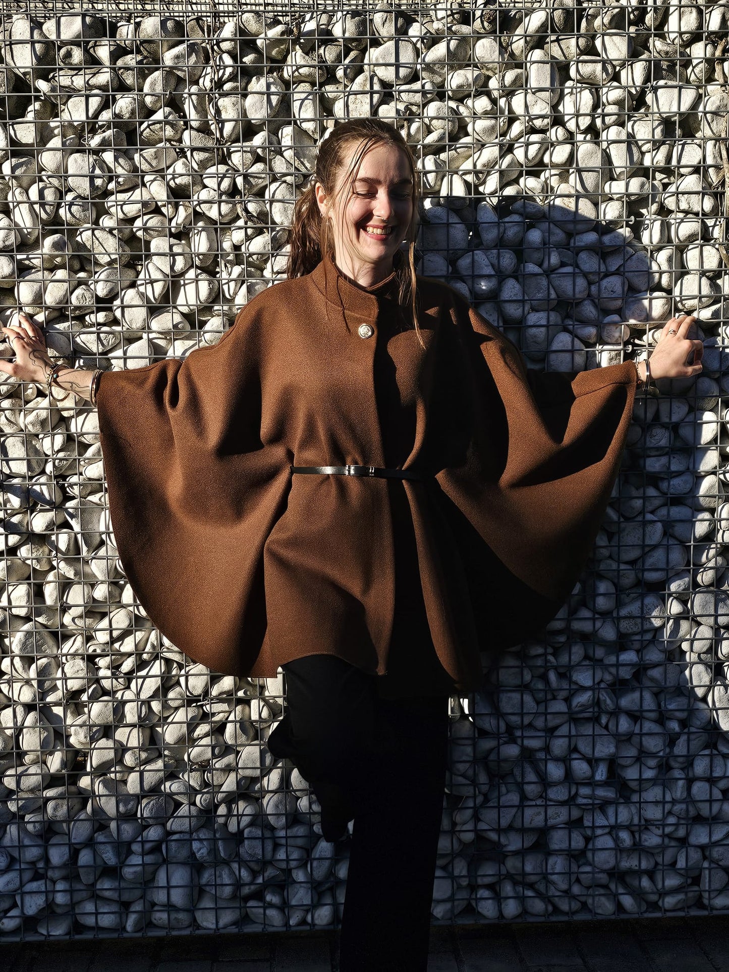 Cape avec ceinture Naïa