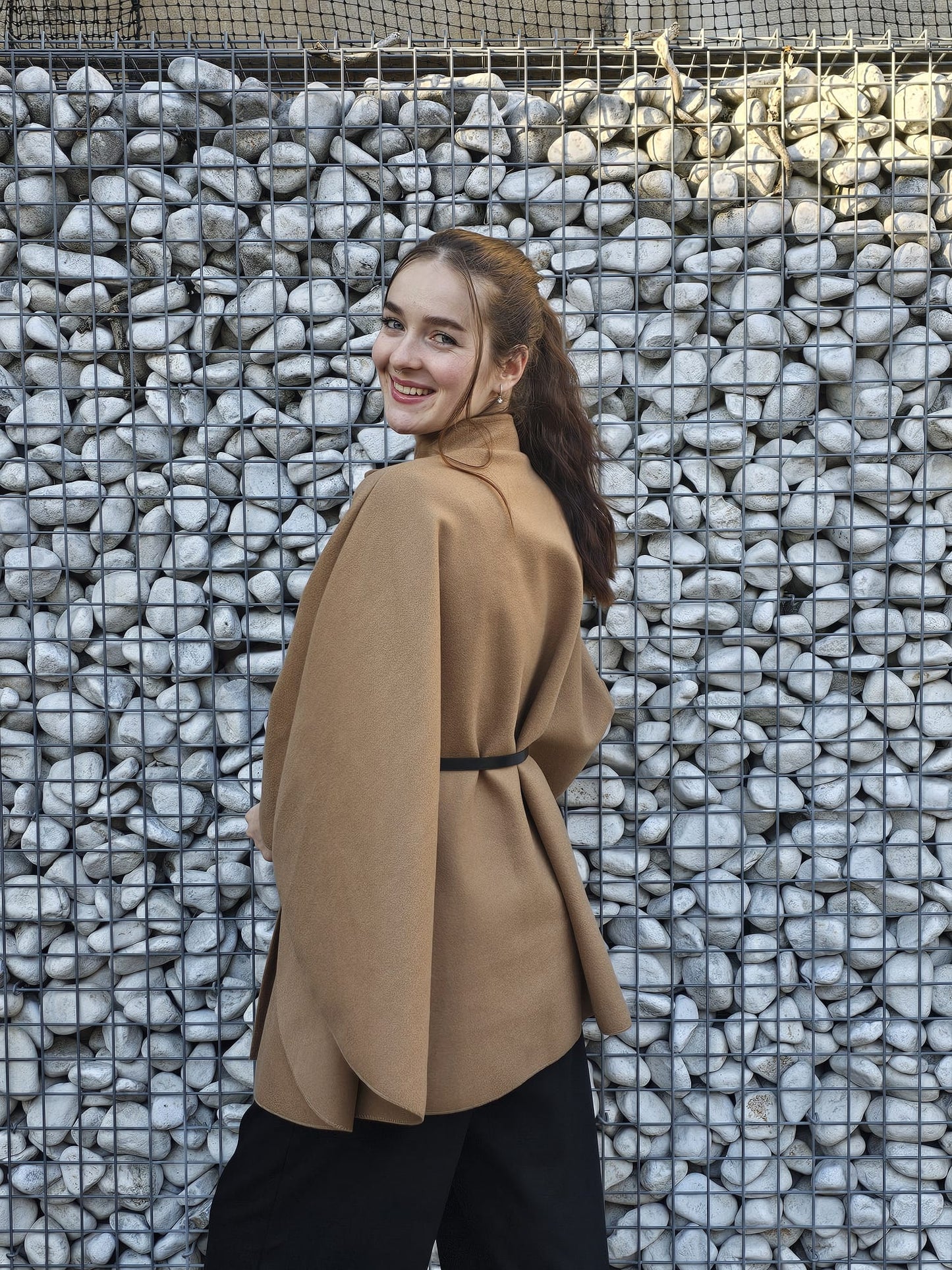 Cape avec ceinture Naïa