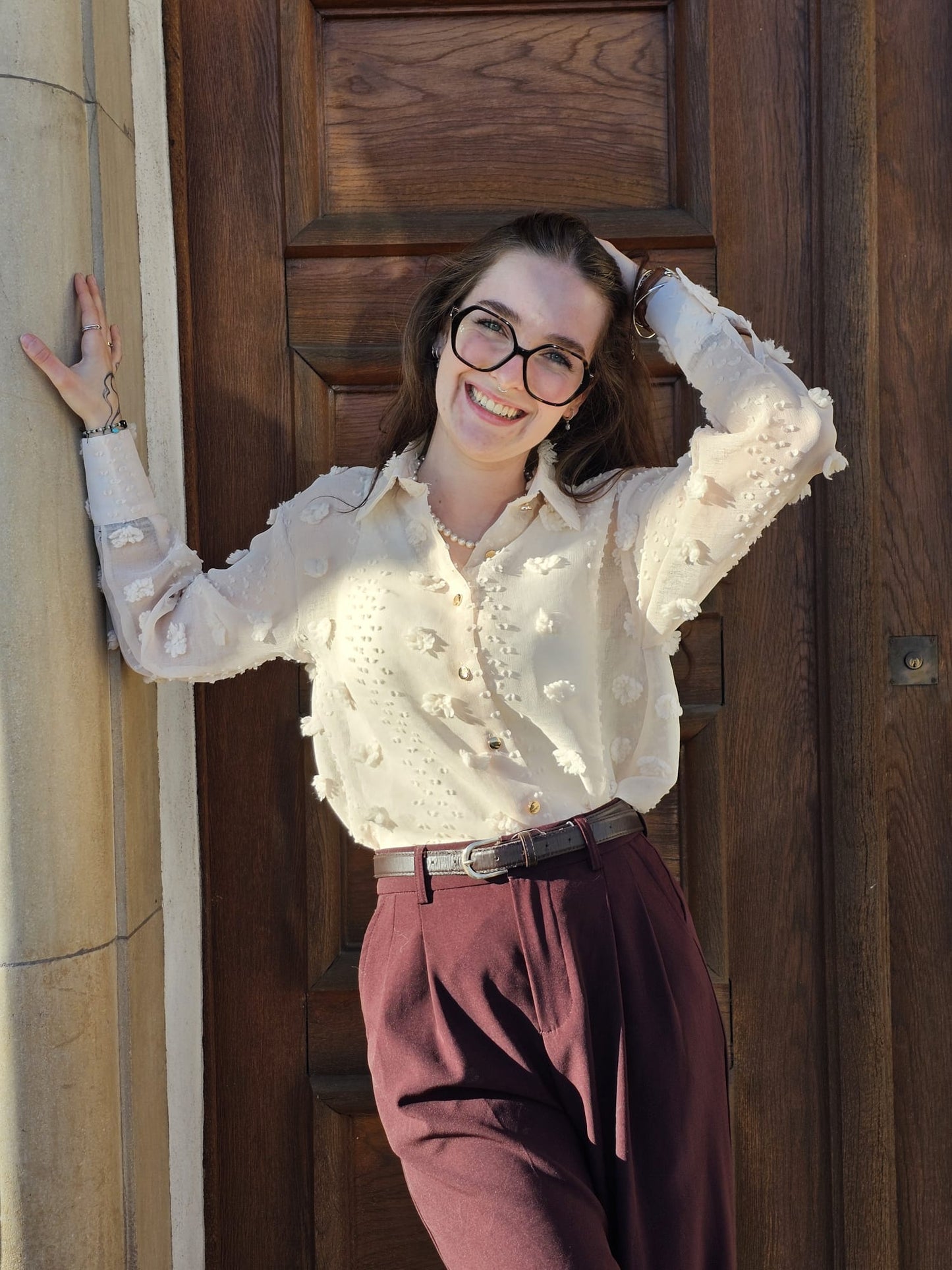 Chemise à fleurs Iris