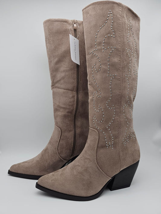 Santiags beige Laura